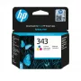 HP 343 Tri-color Original kasetė su rašalu