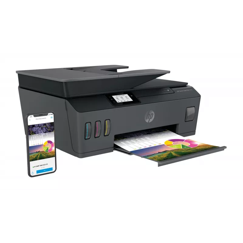 HP Smart Tank Plus 570 belaidis daugiafunkcis spausdintuvas, kopijuoklis, skaitytuvas (spalvotas)