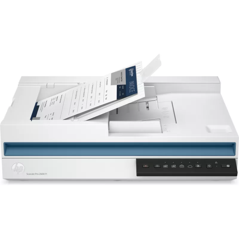 HP ScanJet Pro 2600 f1 plokščiasis ir ADF skaitytuvas 600 x 600 DPI A4 baltas