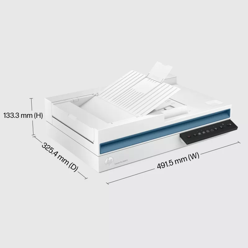 HP ScanJet Pro 2600 f1 plokščiasis ir ADF skaitytuvas 600 x 600 DPI A4 baltas