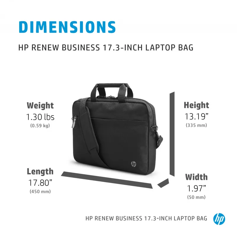 HP Renew Business 17,3 col. nešiojamojo kompiuterio krepšys