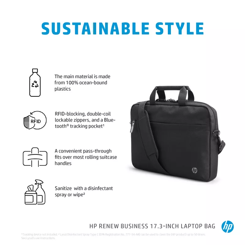 HP Renew Business 17,3 col. nešiojamojo kompiuterio krepšys
