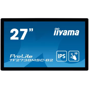 Monitorius iiyama ProLite TF2738MSC-B2 68,6 cm (27 colių) 1920 x 1080 pikselių Full HD LED jutiklinis ekranas