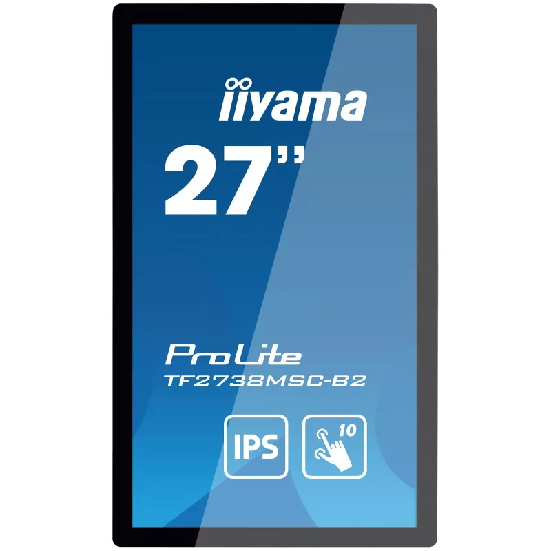 Monitorius iiyama ProLite TF2738MSC-B2 68,6 cm (27 colių) 1920 x 1080 pikselių Full HD LED jutiklinis ekranas