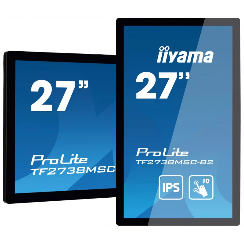 Monitorius iiyama ProLite TF2738MSC-B2 68,6 cm (27 colių) 1920 x 1080 pikselių Full HD LED jutiklinis ekranas