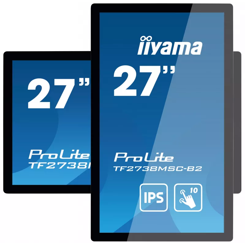 Monitorius iiyama ProLite TF2738MSC-B2 68,6 cm (27 colių) 1920 x 1080 pikselių Full HD LED jutiklinis ekranas