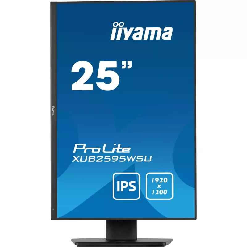 iiyama ProLite XUB2595WSU-B5 monitor 63.5 cm (25 colių) 1920 x 1200 pikselių WUXGA LED juodas