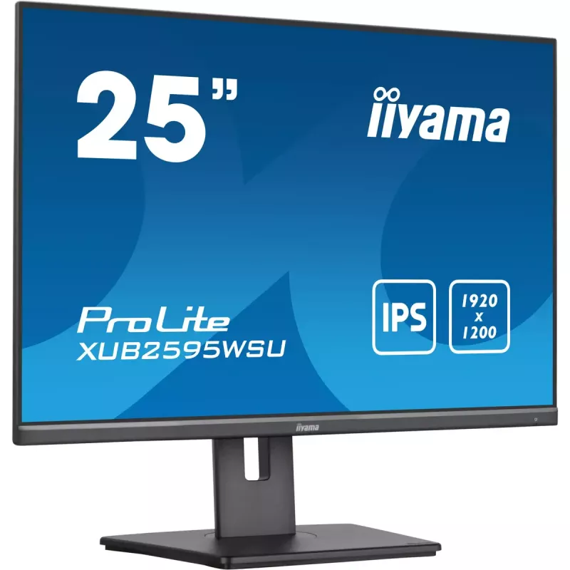 iiyama ProLite XUB2595WSU-B5 monitor 63.5 cm (25 colių) 1920 x 1200 pikselių WUXGA LED juodas