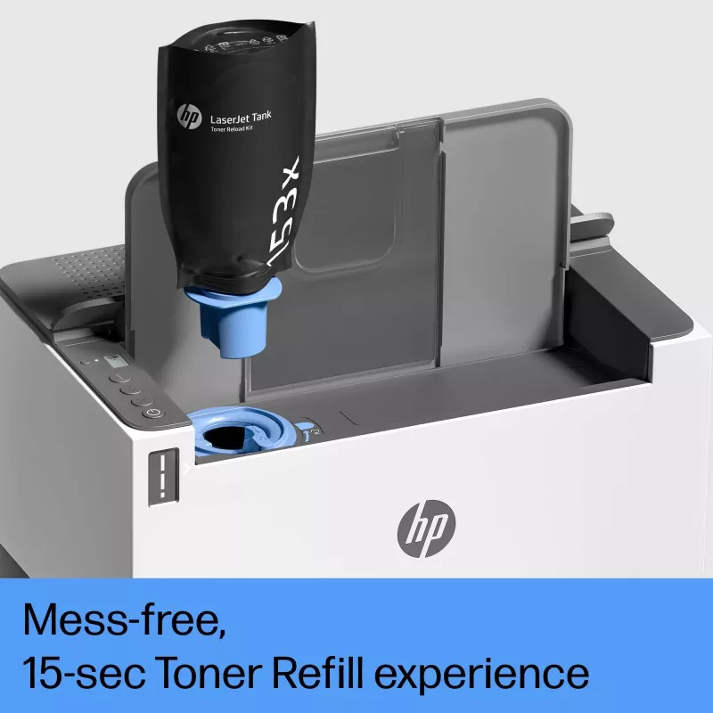 HP LaserJet Tank 1504w spausdintuvas, lazerinis, 600 x 600 DPI, A4, 22 ppm, dvipusis spausdinimas, tinklo paruoštas