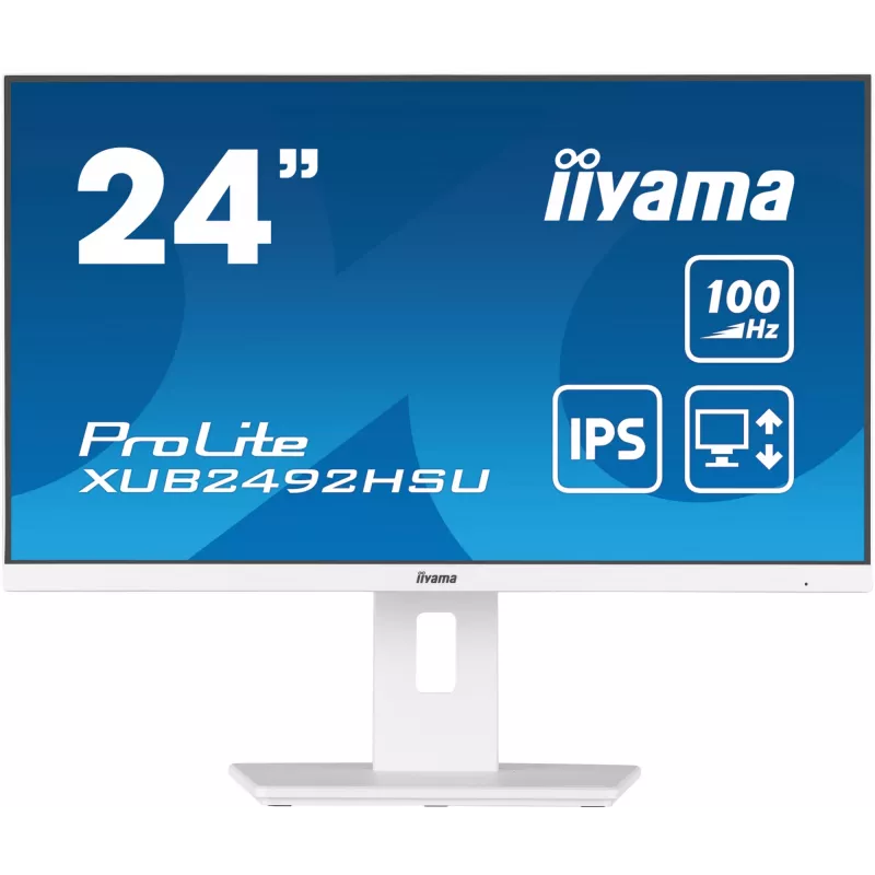 Monitorius iiyama XUB2492HSU-W6 23.8 colių Full HD LED baltas