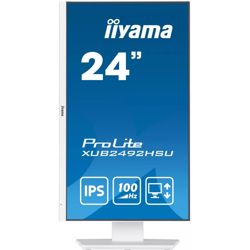 Monitorius iiyama XUB2492HSU-W6 23.8 colių Full HD LED baltas