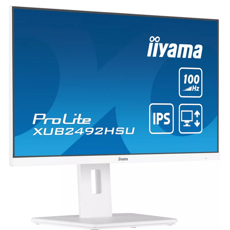 Monitorius iiyama XUB2492HSU-W6 23.8 colių Full HD LED baltas