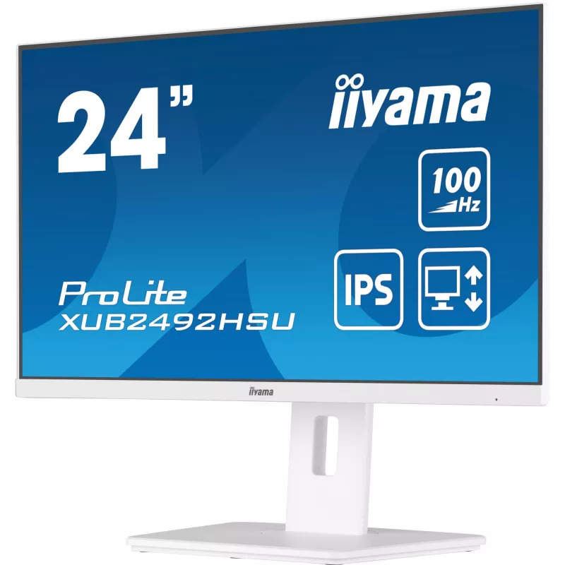 Monitorius iiyama XUB2492HSU-W6 23.8 colių Full HD LED baltas