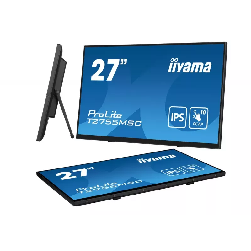 Monitorius iiyama ProLite T2755MSC-B1 68,6 cm (27 colių) Full HD LED jutiklinis stalinis juodas