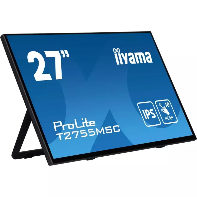 Monitorius iiyama ProLite T2755MSC-B1 68,6 cm (27 colių) Full HD LED jutiklinis stalinis juodas