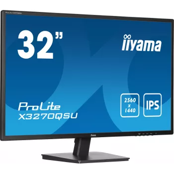 Monitorius iiyama ProLite X3270QSU-B1 80 cm (31,5 colio) 2560 x 1440 pikselių Wide Quad HD LED juodas