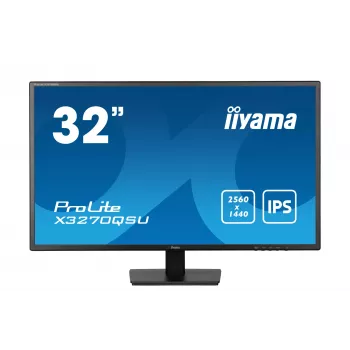 Monitorius iiyama ProLite X3270QSU-B1 80 cm (31,5 colio) 2560 x 1440 pikselių Wide Quad HD LED juodas