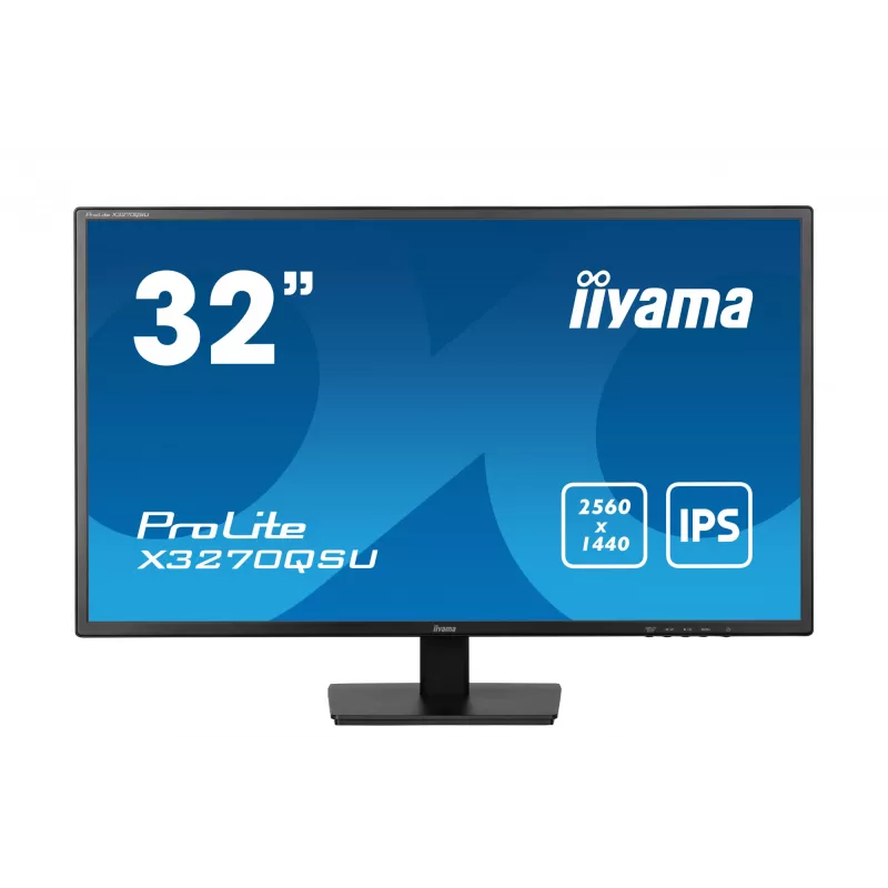 Monitorius iiyama ProLite X3270QSU-B1 80 cm (31,5 colio) 2560 x 1440 pikselių Wide Quad HD LED juodas