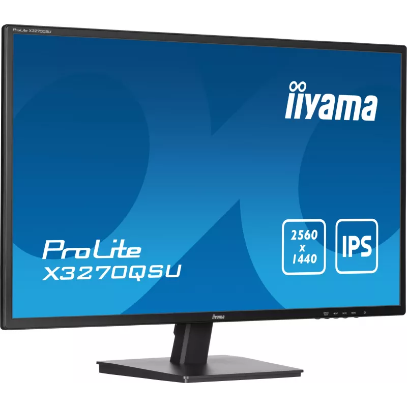 Monitorius iiyama ProLite X3270QSU-B1 80 cm (31,5 colio) 2560 x 1440 pikselių Wide Quad HD LED juodas