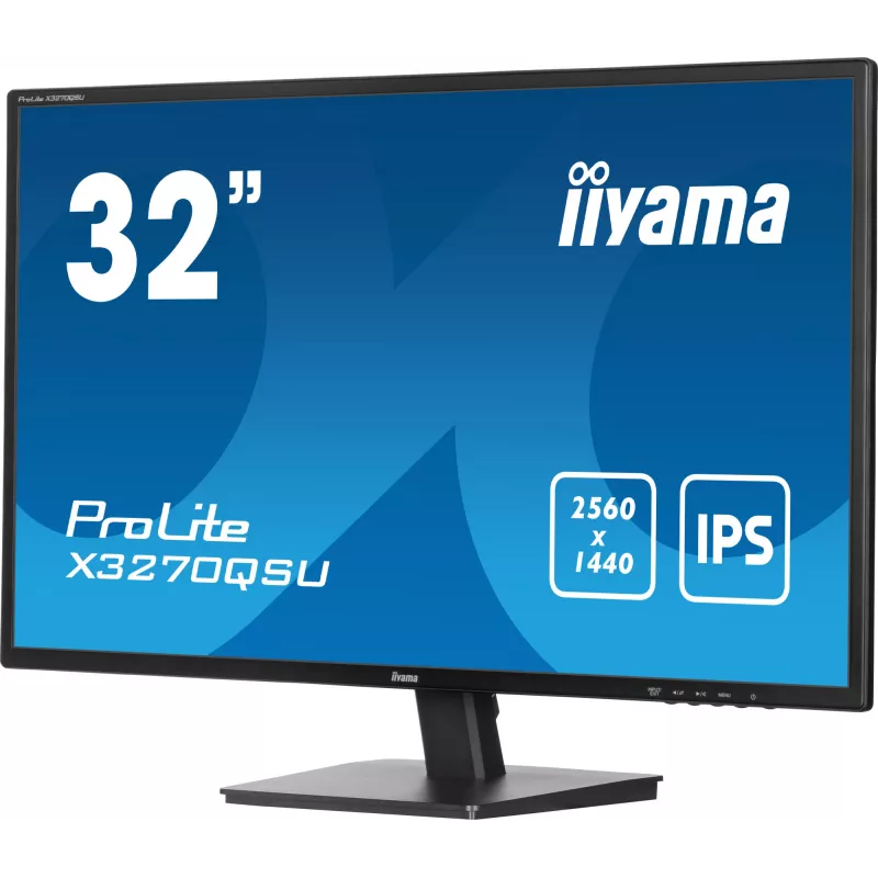 Monitorius iiyama ProLite X3270QSU-B1 80 cm (31,5 colio) 2560 x 1440 pikselių Wide Quad HD LED juodas