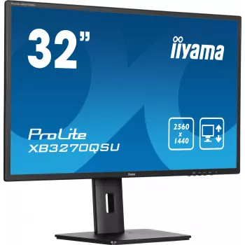 iiyama ProLite XB3270QSU-B1 monitorius 80 cm (31.5 colio) 2560 x 1440 pikselių Quad HD LED juodas