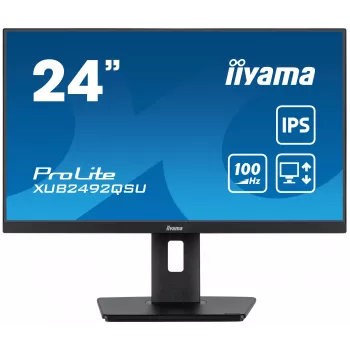 Monitorius iiyama ProLite XUB2492QSU-B1 60,5 cm (23,8 colio) QHD LED juodas