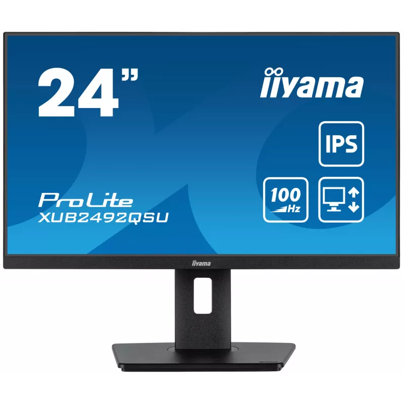 Monitorius iiyama ProLite XUB2492QSU-B1 60,5 cm (23,8 colio) QHD LED juodas
