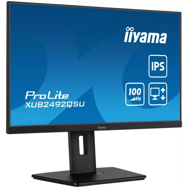 Monitorius iiyama ProLite XUB2492QSU-B1 60,5 cm (23,8 colio) QHD LED juodas