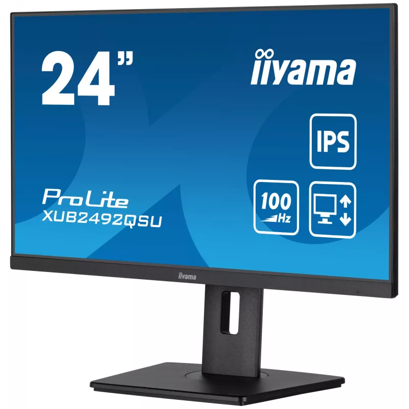Monitorius iiyama ProLite XUB2492QSU-B1 60,5 cm (23,8 colio) QHD LED juodas