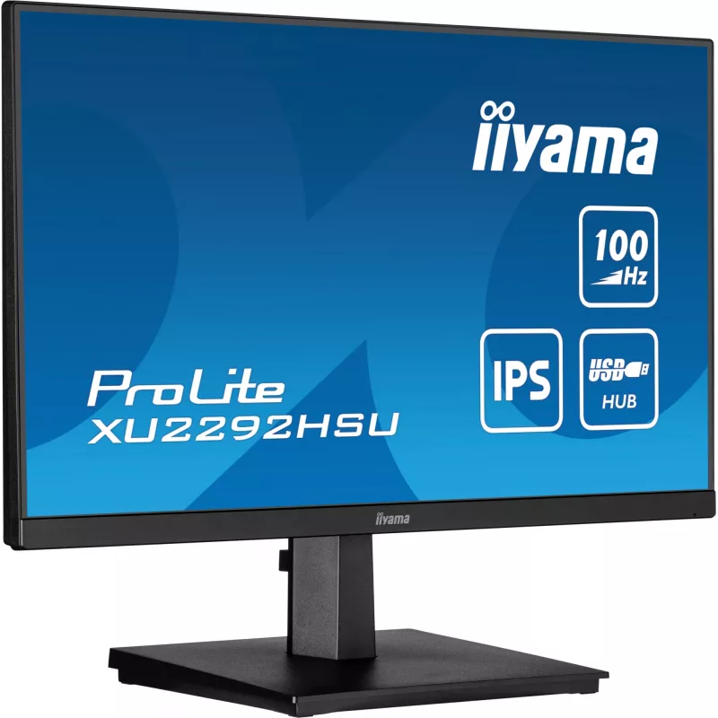 iiyama ProLite XU2292HSU-B6 monitor 54,6 cm (21,5 colio) 1920 x 1080 pikselių Full HD LED juodas