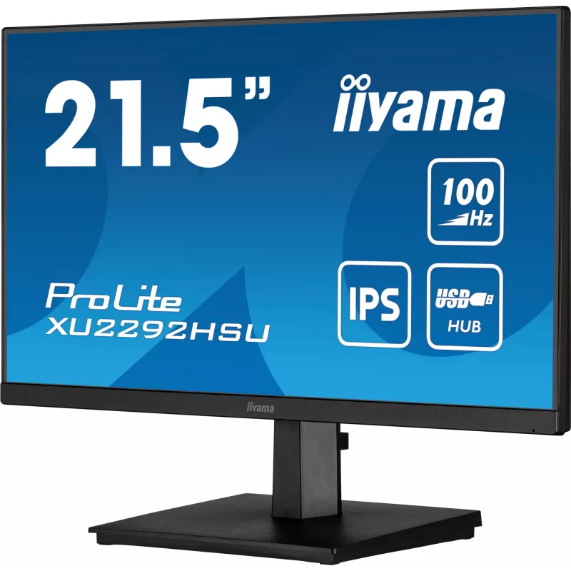 iiyama ProLite XU2292HSU-B6 monitor 54,6 cm (21,5 colio) 1920 x 1080 pikselių Full HD LED juodas