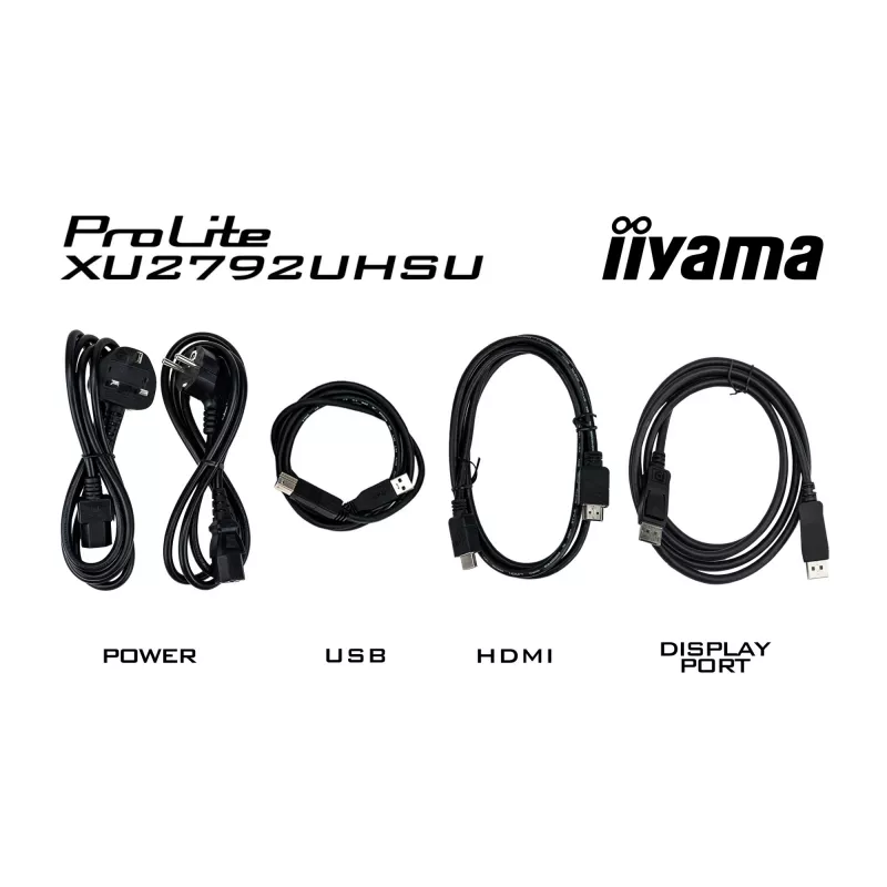 iiyama ProLite XU2792UHSU-B6 monitorius 68,6 cm (27 colių) 3840 x 2160 pikselių 4K Ultra HD LED juodas