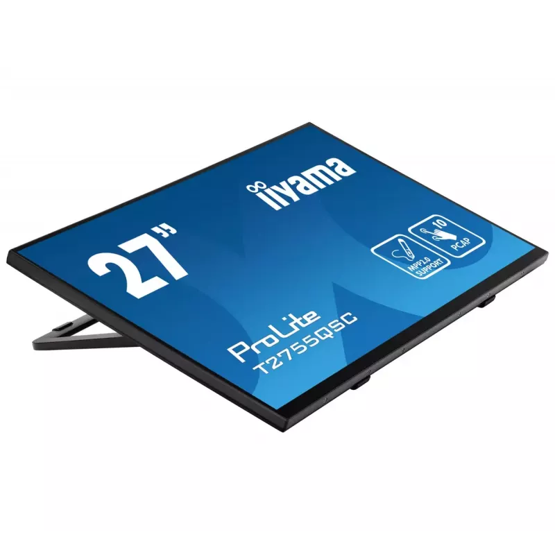 Monitorius iiyama ProLite T2755QSC-B1 68.6 cm (27 inch) 2560 x 1440 pikselių Quad HD LCD Touchscreen Juodas
