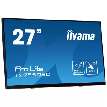 Monitorius iiyama ProLite T2755QSC-B1 68.6 cm (27 inch) 2560 x 1440 pikselių Quad HD LCD Touchscreen Juodas