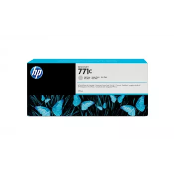 HP 771C 775 ml šviesiai pilka rašalo kasetė DesignJet spausdintuvams