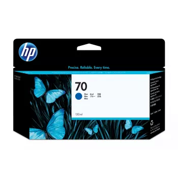Kasetė HP 70 mėlyna C9458A 130 ml