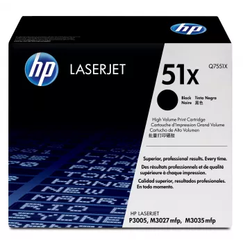 HP 51X High Yield Black Original LaserJet tonerio kasetė