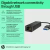 HP USB 3.0 į Gigabit RJ45 adapteris G2, laidinis, USB, Ethernet, juodas