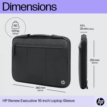 Dėklas nešiojamam kompiuteriui HP Renew Executive 14 colių, 35,8 cm, vienspalvis