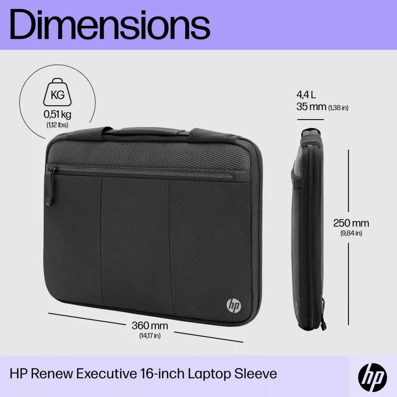 Dėklas nešiojamam kompiuteriui HP Renew Executive 14 colių, 35,8 cm, vienspalvis