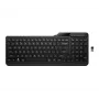HP 475 dviejų režimų belaidė klaviatūra, pilno dydžio (100 %), belaidė, RF Wireless + Bluetooth, membraninė, juoda