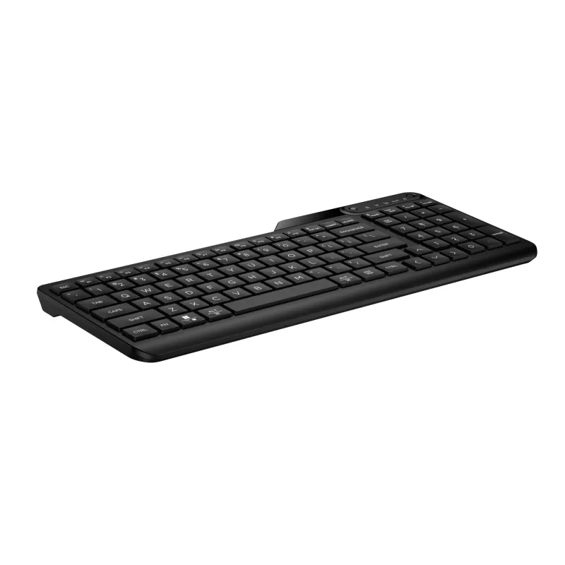 HP 475 dviejų režimų belaidė klaviatūra, pilno dydžio (100 %), belaidė, RF Wireless + Bluetooth, membraninė, juoda