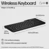 HP 475 dviejų režimų belaidė klaviatūra, pilno dydžio (100 %), belaidė, RF Wireless + Bluetooth, membraninė, juoda
