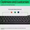 HP 475 dviejų režimų belaidė klaviatūra, pilno dydžio (100 %), belaidė, RF Wireless + Bluetooth, membraninė, juoda