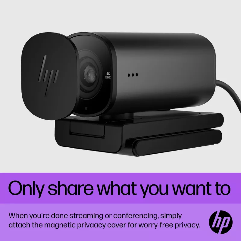 HP 325 FHD internetinė kamera, verslui, Windows 10, Windows 11, MacOS, 72 mm, 53.6 mm, 53.2 mm