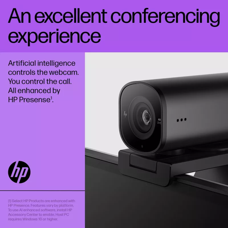 HP 325 FHD internetinė kamera, verslui, Windows 10, Windows 11, MacOS, 72 mm, 53.6 mm, 53.2 mm