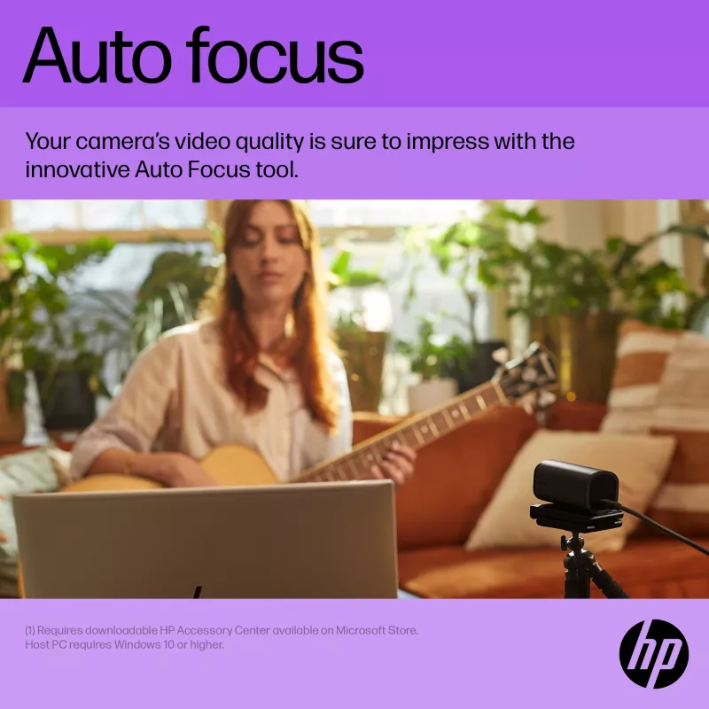 HP 325 FHD internetinė kamera, verslui, Windows 10, Windows 11, MacOS, 72 mm, 53.6 mm, 53.2 mm