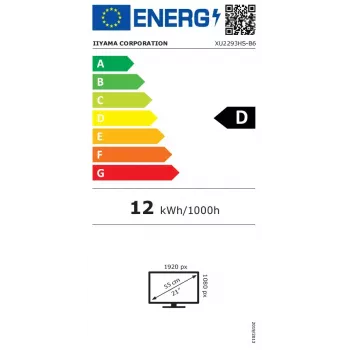 iiyama ProLite XU2293HS-B6 monitorius 54,6 cm (21,5 colio) 1920 x 1080 pikselių Full HD LED juodas