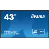 iiyama PROLITE LE4341S-B2 Profesionalus skaitmeninės reklamos ekranas 108 cm (42,5 colio) LCD 350 cd/m² Full HD juodas 18/7