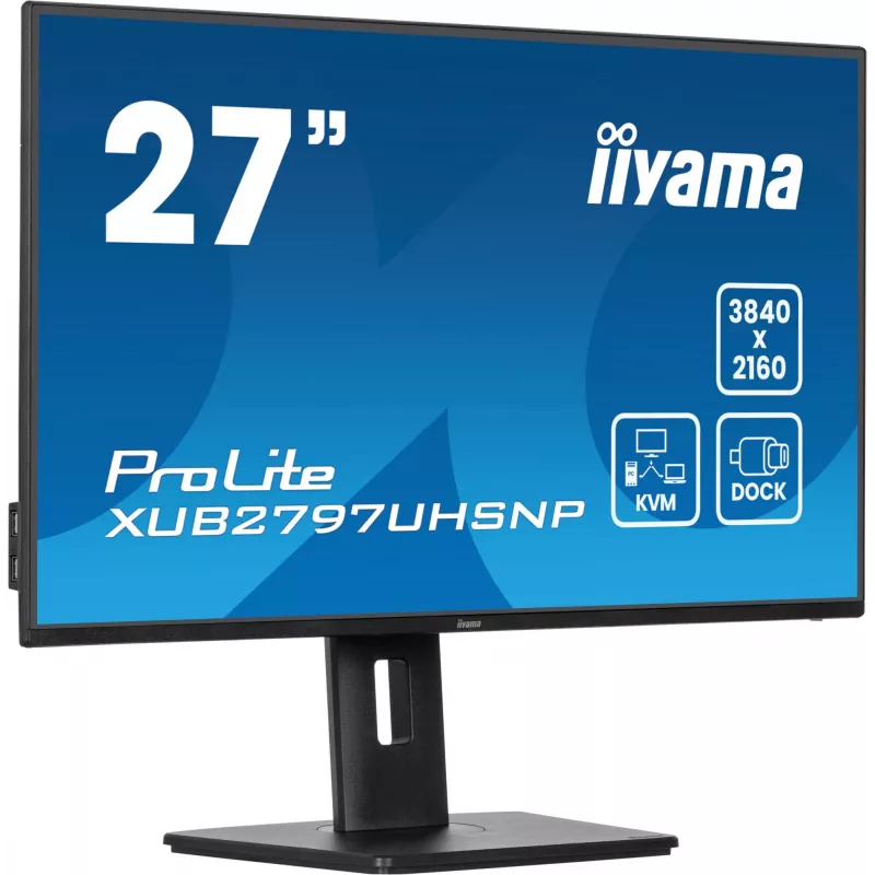 Monitorius iiyama ProLite XUB2797UHSNP-B1 27 colių 4K Ultra HD LED juodas